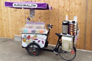 triporteur Amsterdam Air vente ambulante confiserie guimauve triporteur-vente-ambulante-confiserie