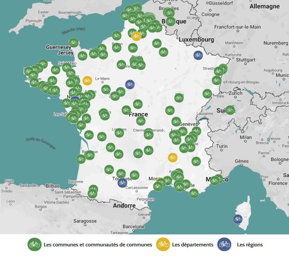La carte des aides locales 2025