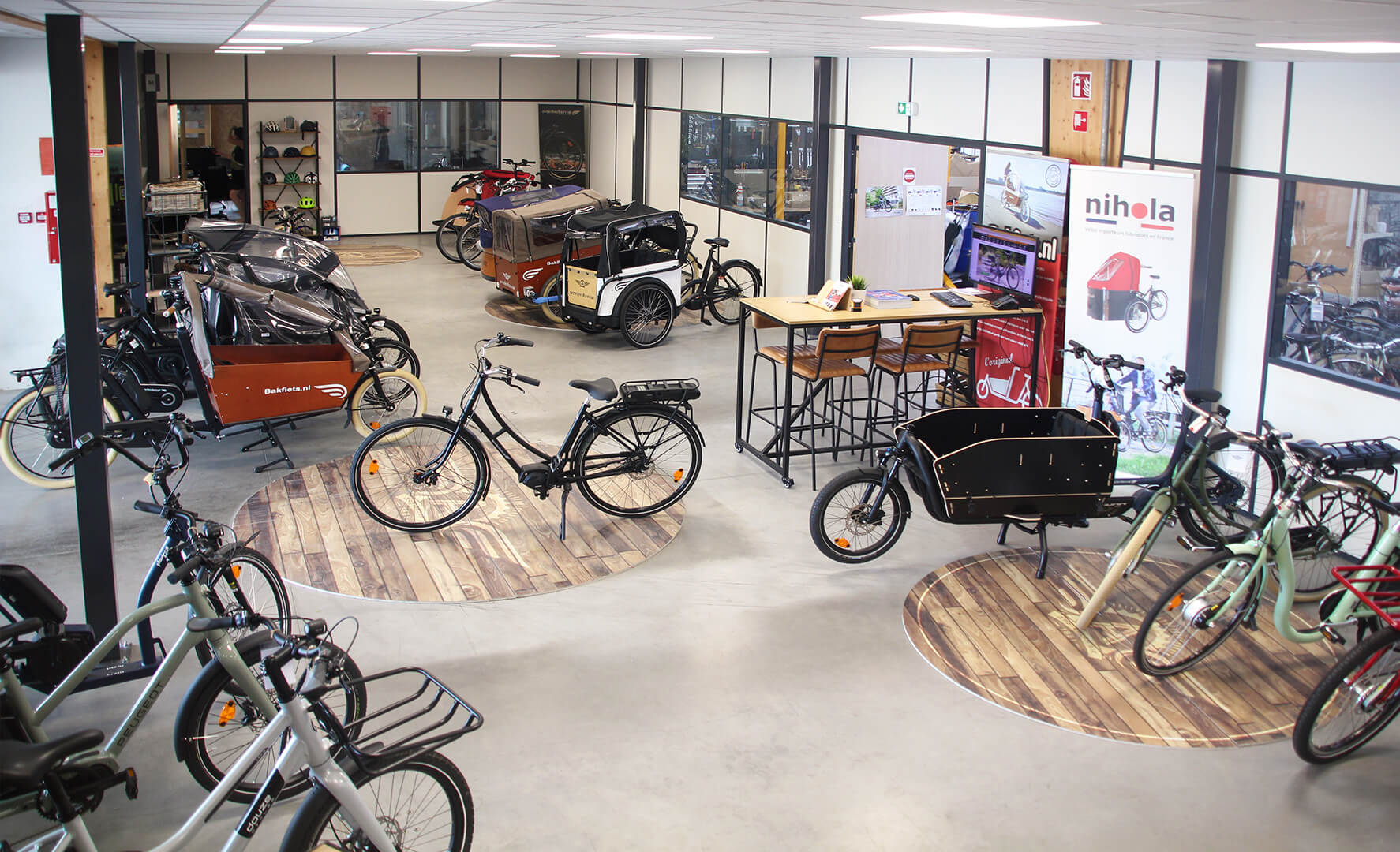 Des dizaines de vélos en essai gratuit dans notre showroom vendéen