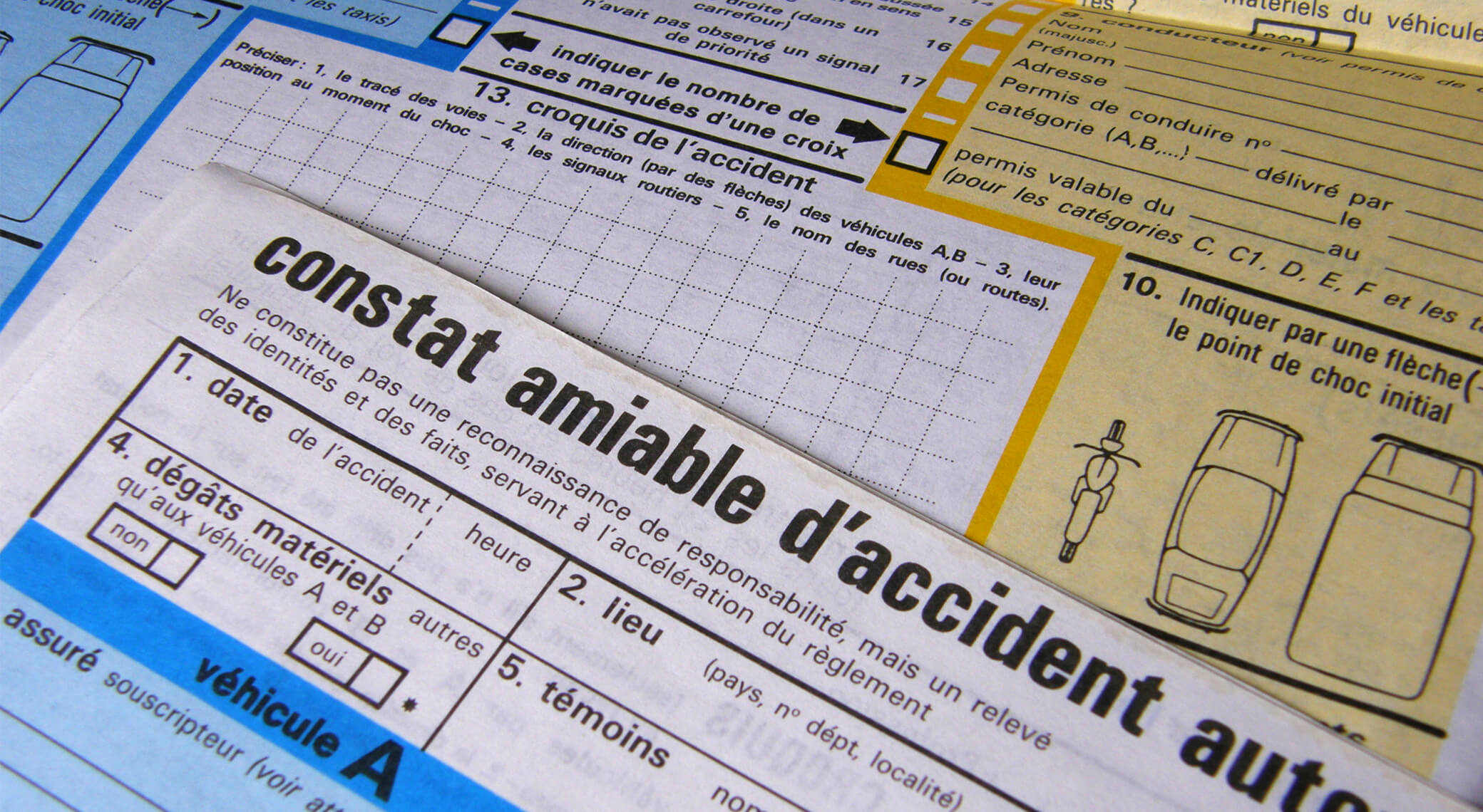 Constat amiable d'assurance automobile