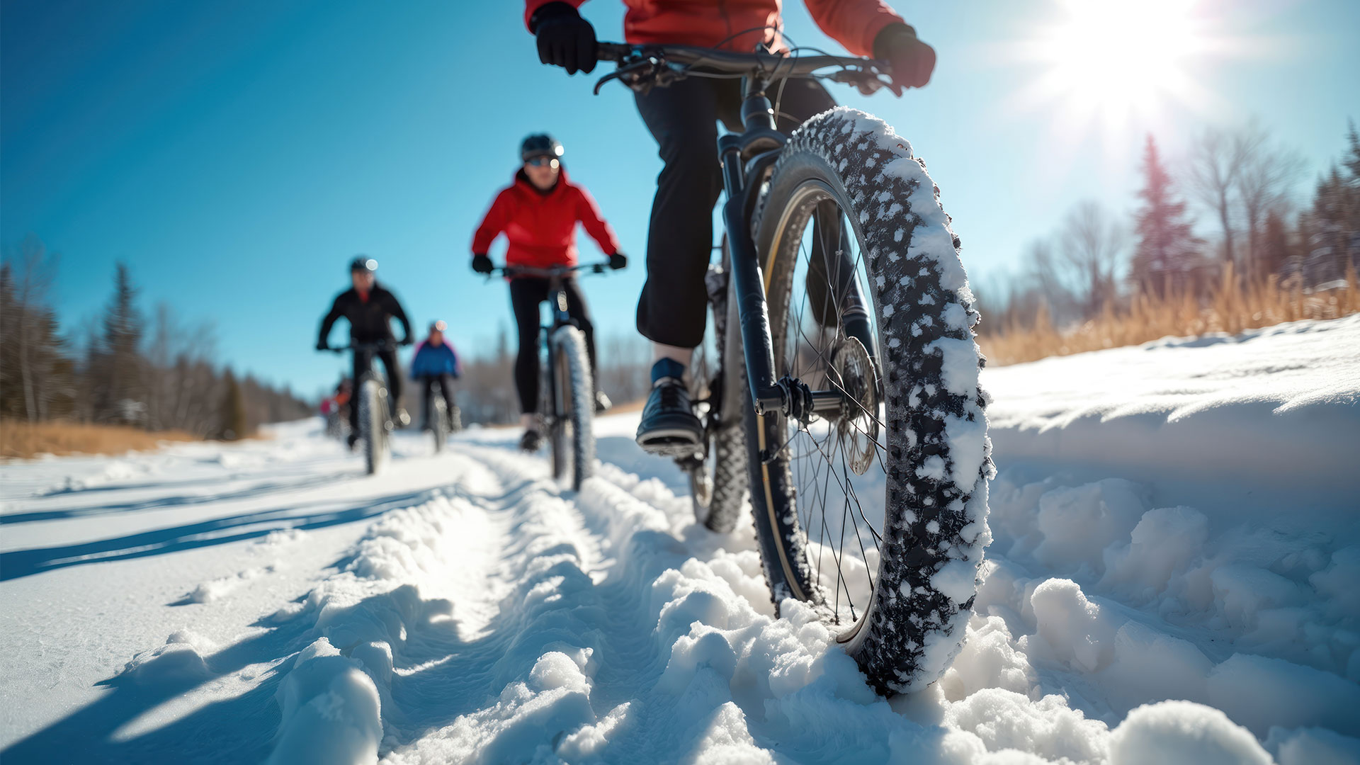 Pneu adapté à la neige