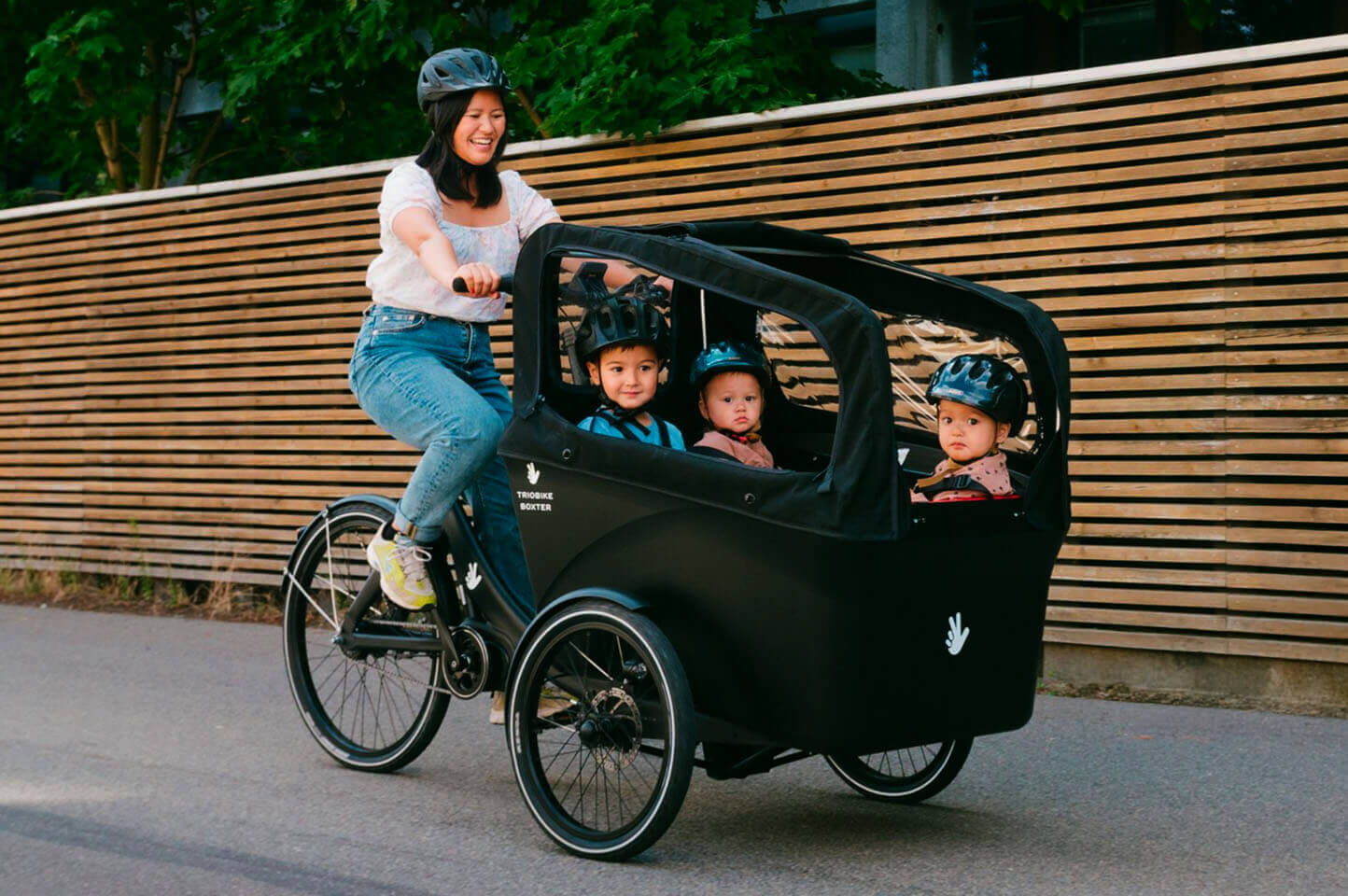 Le triporteur danois Triobike Boxter Air II